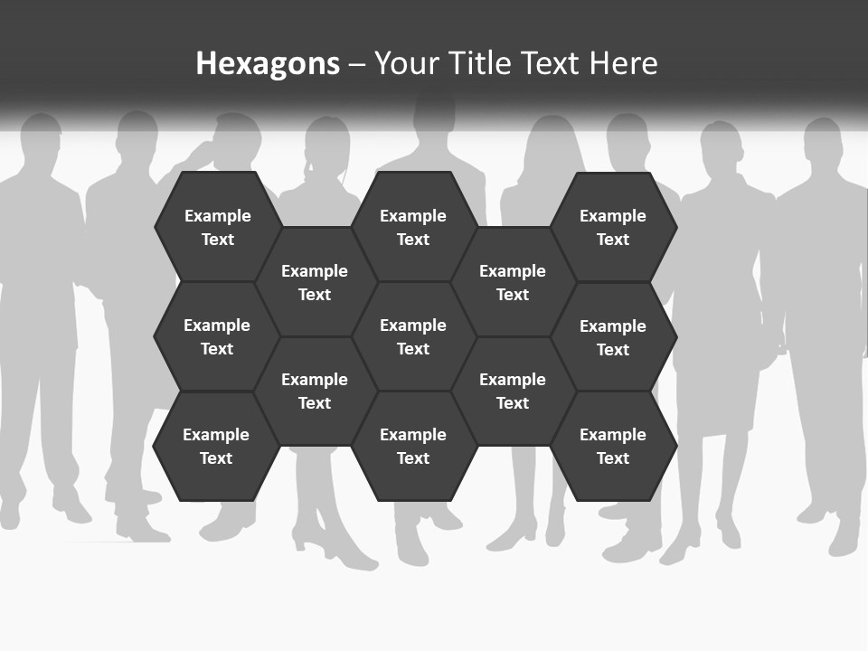 Graphic Earth Businesspeople PowerPoint Template