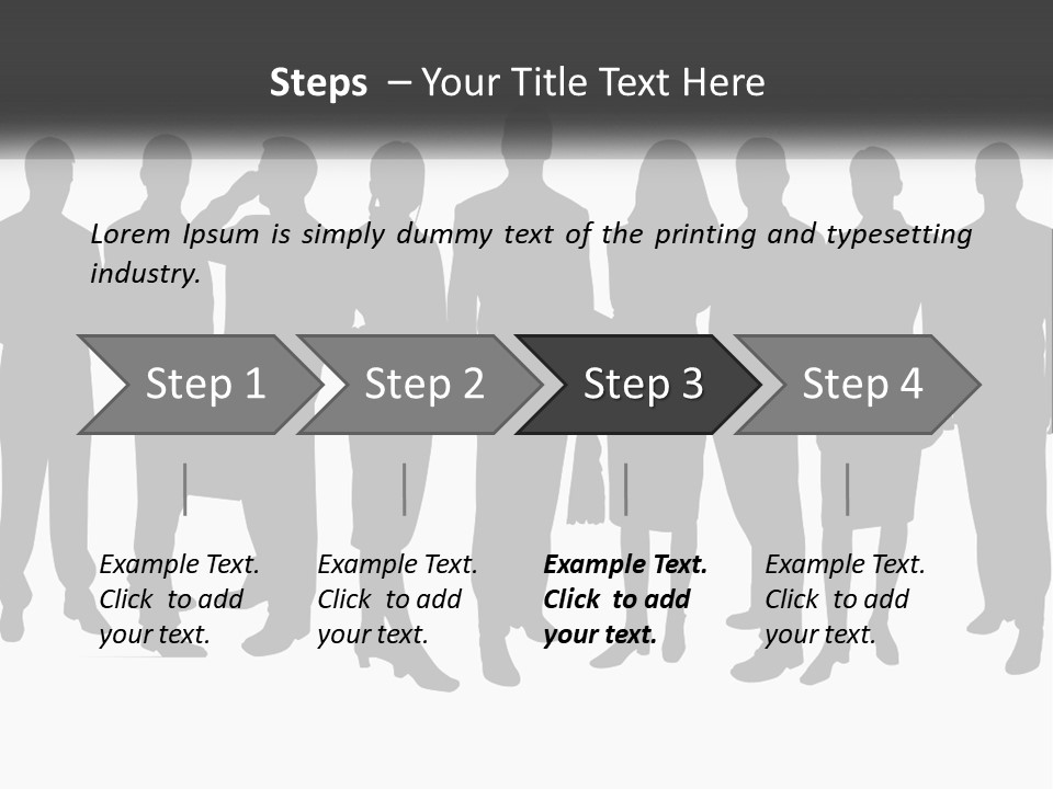 Graphic Earth Businesspeople PowerPoint Template