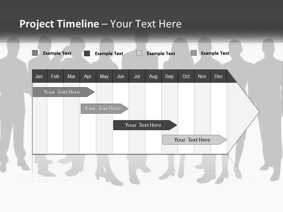 Graphic Earth Businesspeople PowerPoint Template
