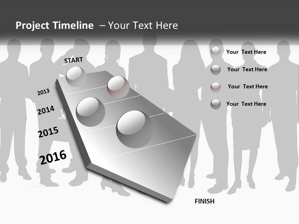 Graphic Earth Businesspeople PowerPoint Template