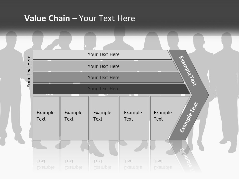 Graphic Earth Businesspeople PowerPoint Template