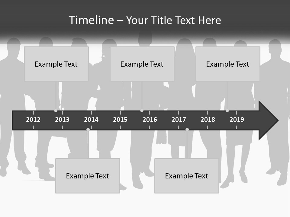Graphic Earth Businesspeople PowerPoint Template