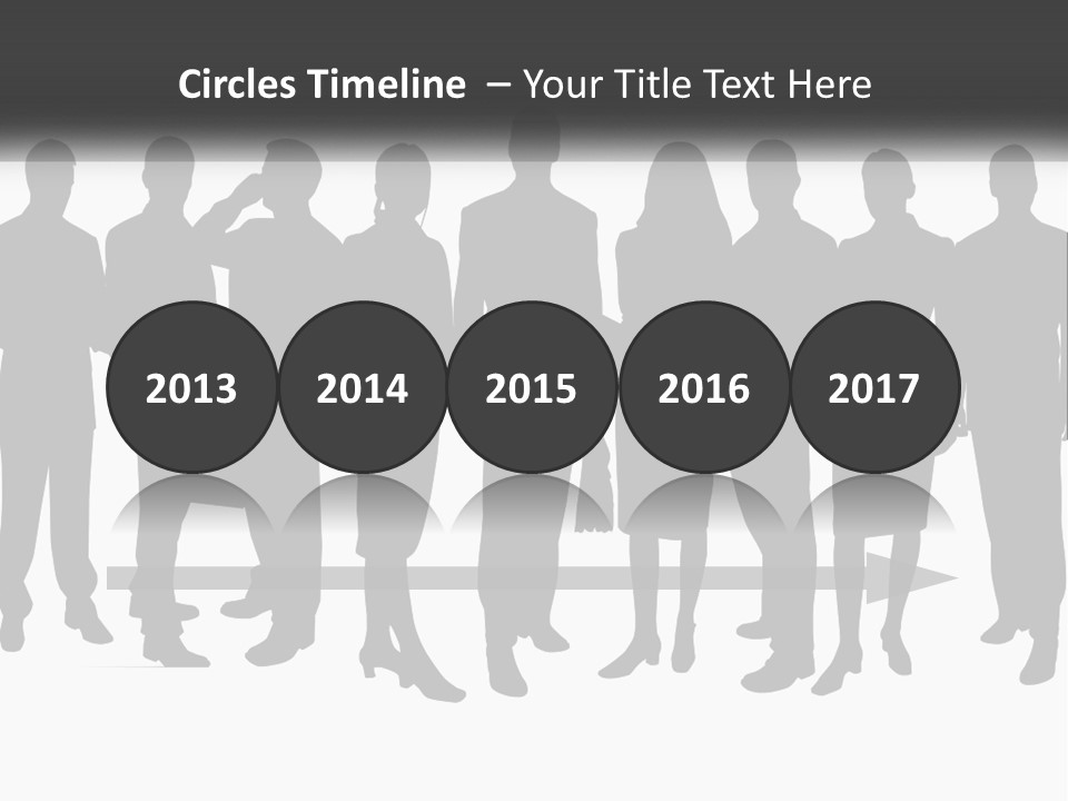 Graphic Earth Businesspeople PowerPoint Template