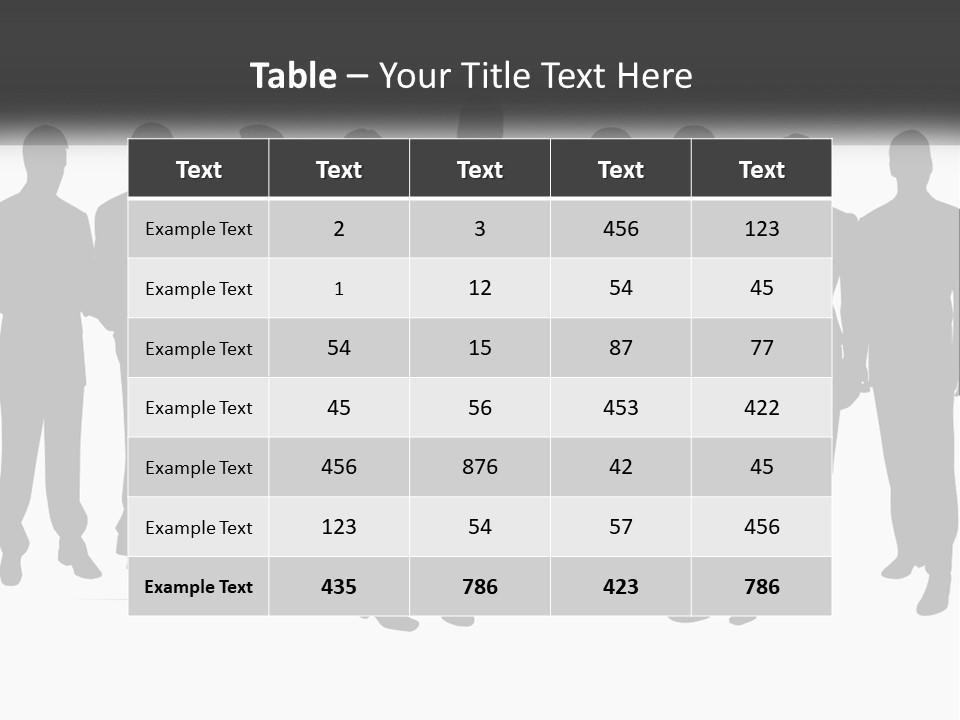 Graphic Earth Businesspeople PowerPoint Template