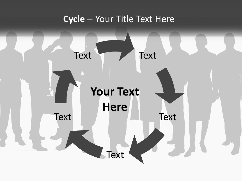 Graphic Earth Businesspeople PowerPoint Template