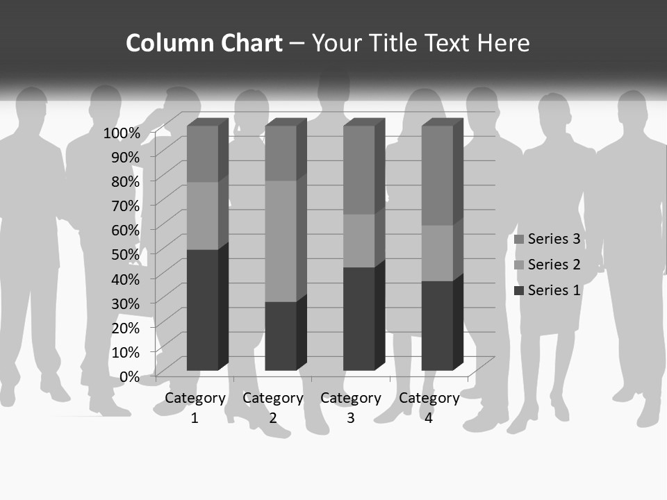 Graphic Earth Businesspeople PowerPoint Template