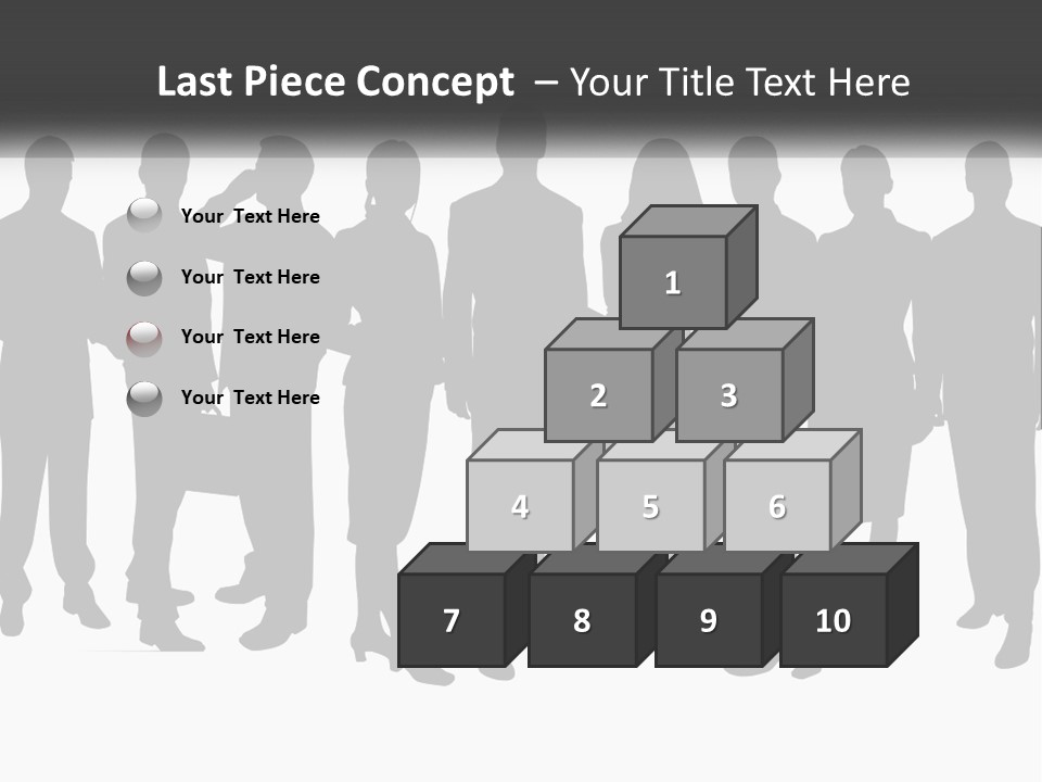 Graphic Earth Businesspeople PowerPoint Template