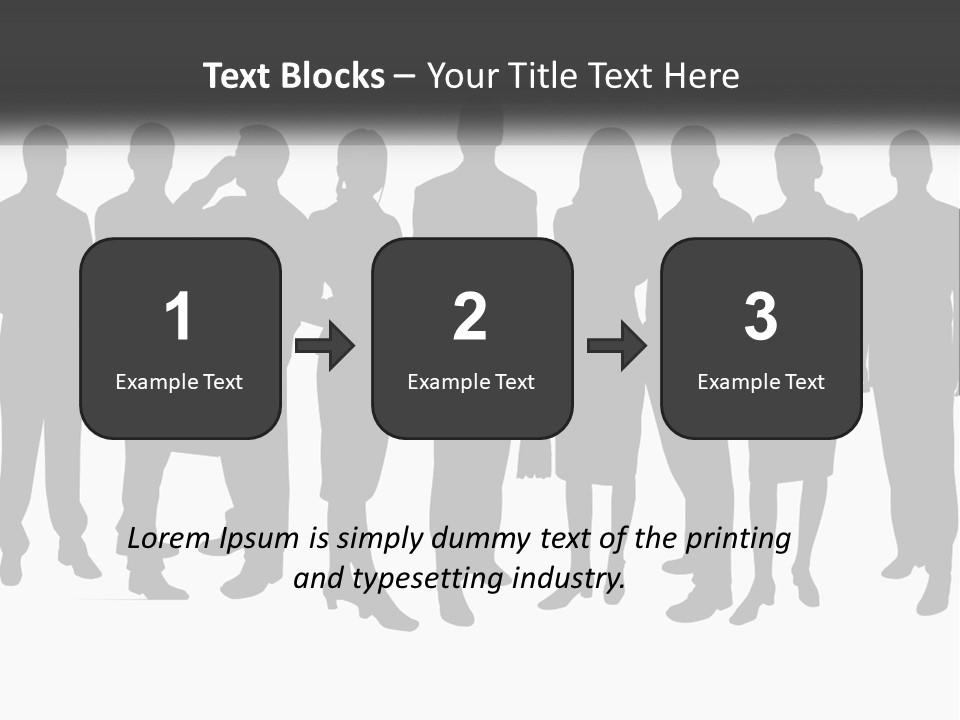 Graphic Earth Businesspeople PowerPoint Template