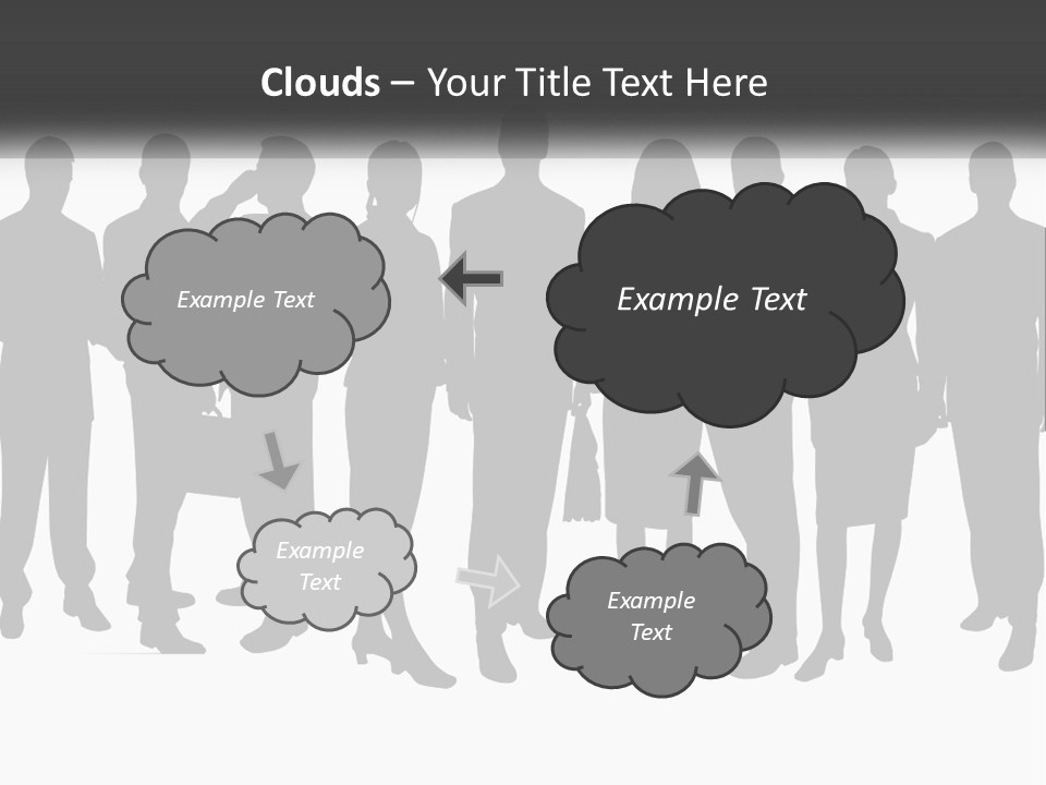 Graphic Earth Businesspeople PowerPoint Template