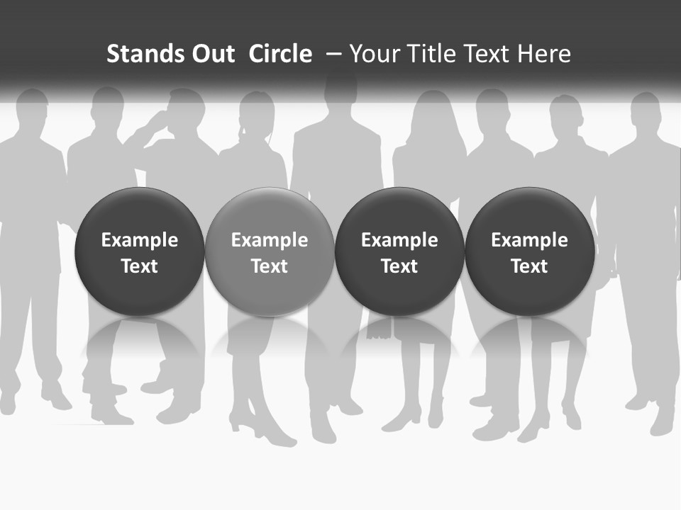 Graphic Earth Businesspeople PowerPoint Template