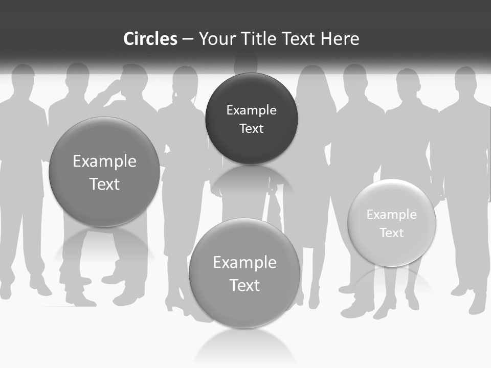 Graphic Earth Businesspeople PowerPoint Template