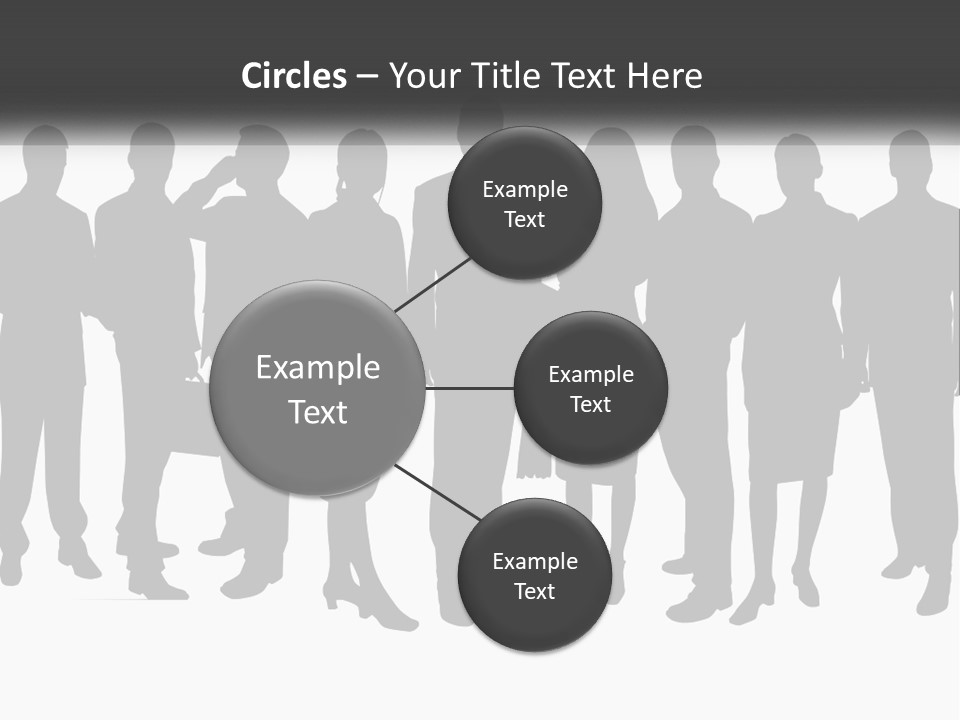 Graphic Earth Businesspeople PowerPoint Template