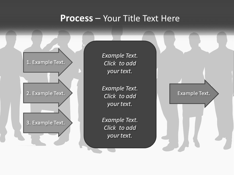 Graphic Earth Businesspeople PowerPoint Template