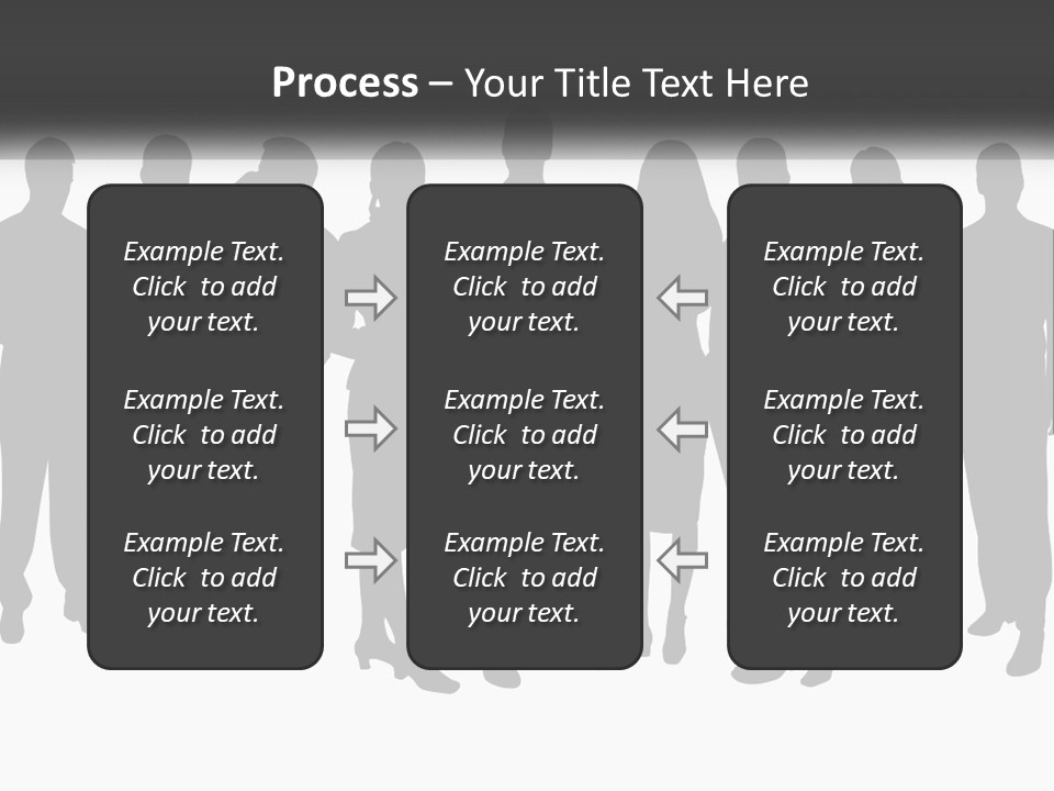 Graphic Earth Businesspeople PowerPoint Template