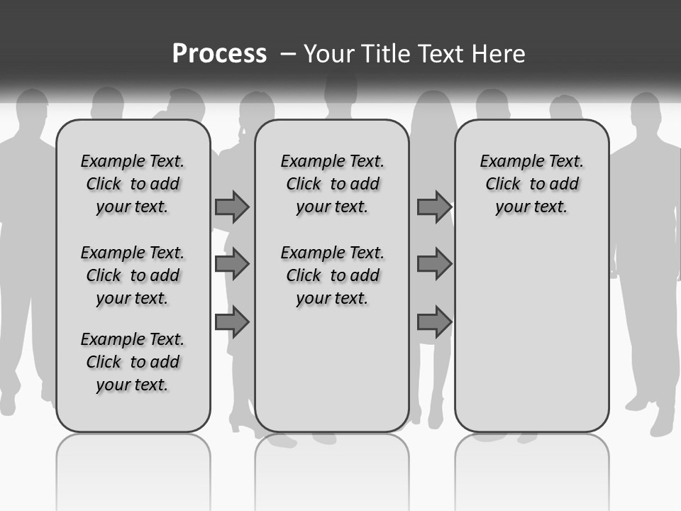 Graphic Earth Businesspeople PowerPoint Template