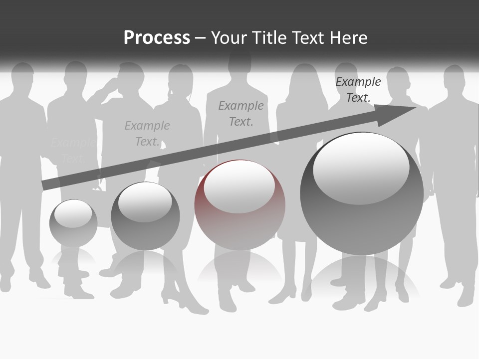Graphic Earth Businesspeople PowerPoint Template