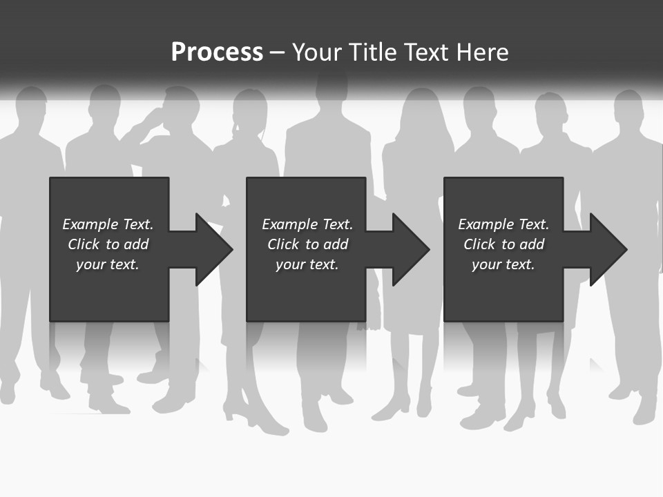 Graphic Earth Businesspeople PowerPoint Template
