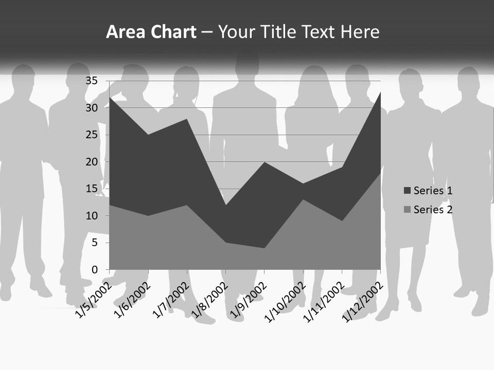 Graphic Earth Businesspeople PowerPoint Template