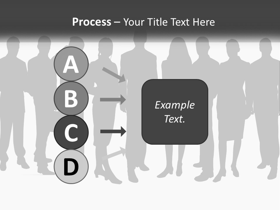 Graphic Earth Businesspeople PowerPoint Template