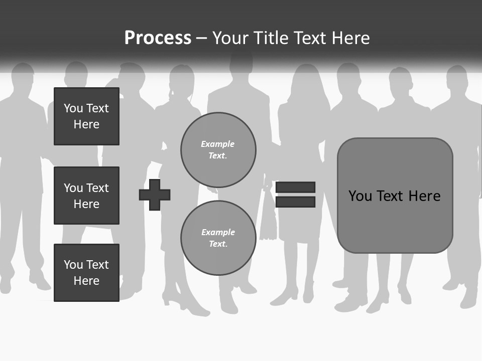 Graphic Earth Businesspeople PowerPoint Template