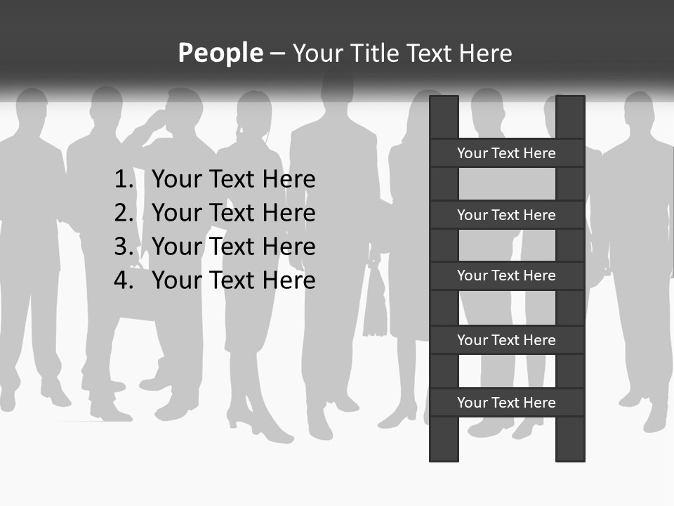 Graphic Earth Businesspeople PowerPoint Template