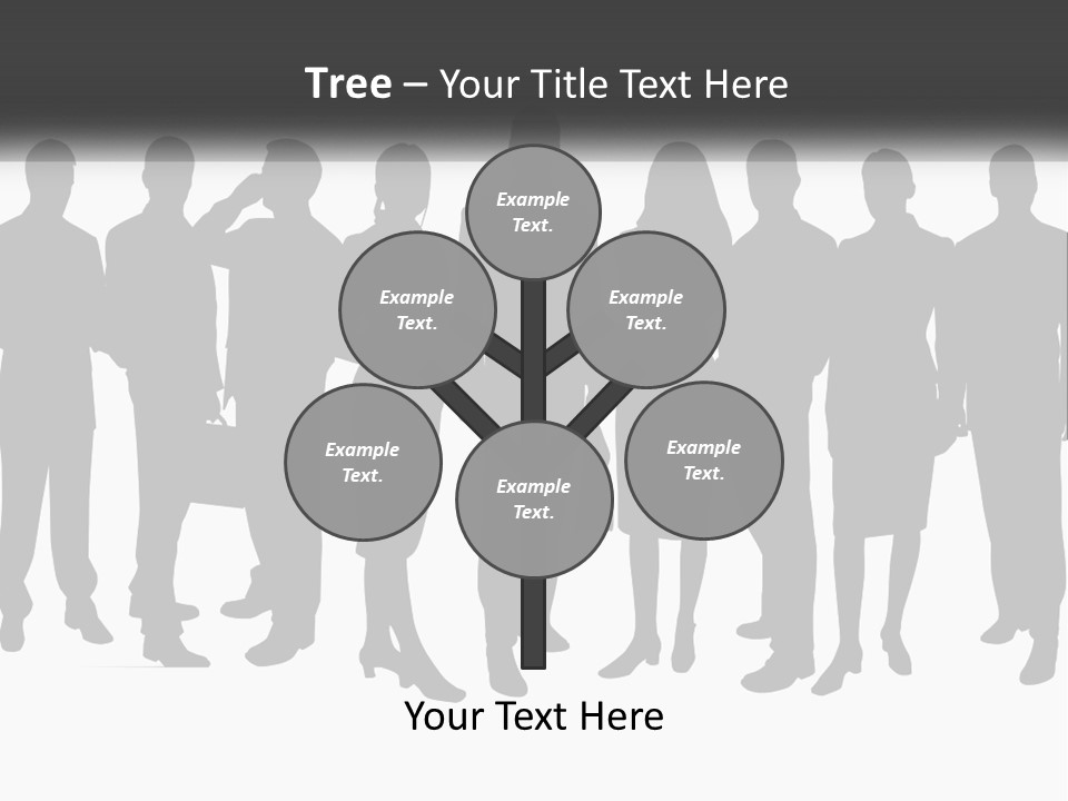 Graphic Earth Businesspeople PowerPoint Template