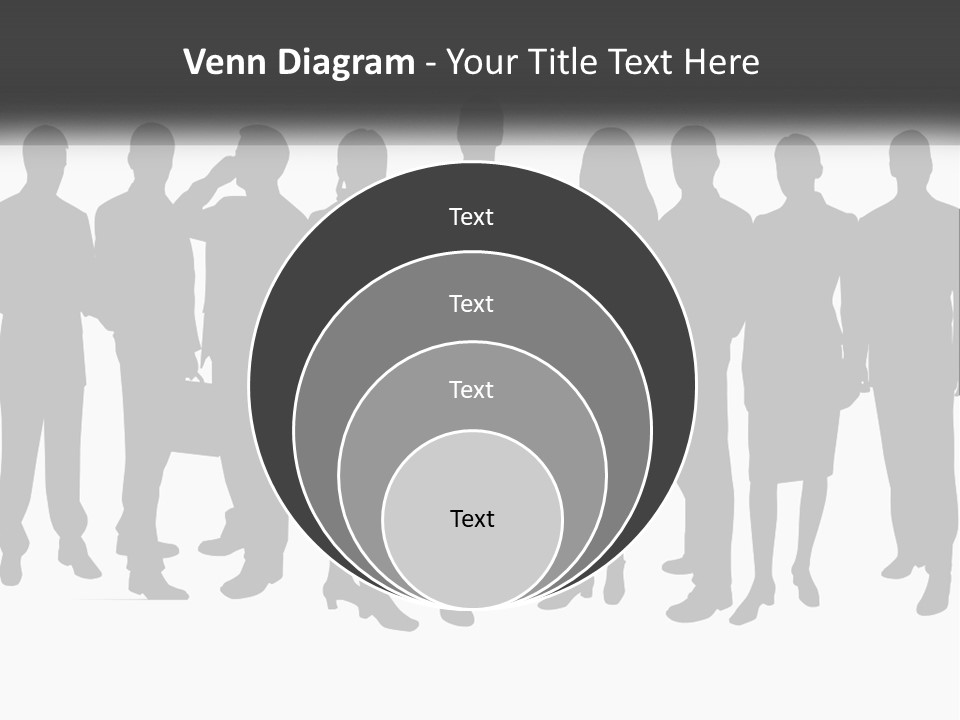 Graphic Earth Businesspeople PowerPoint Template