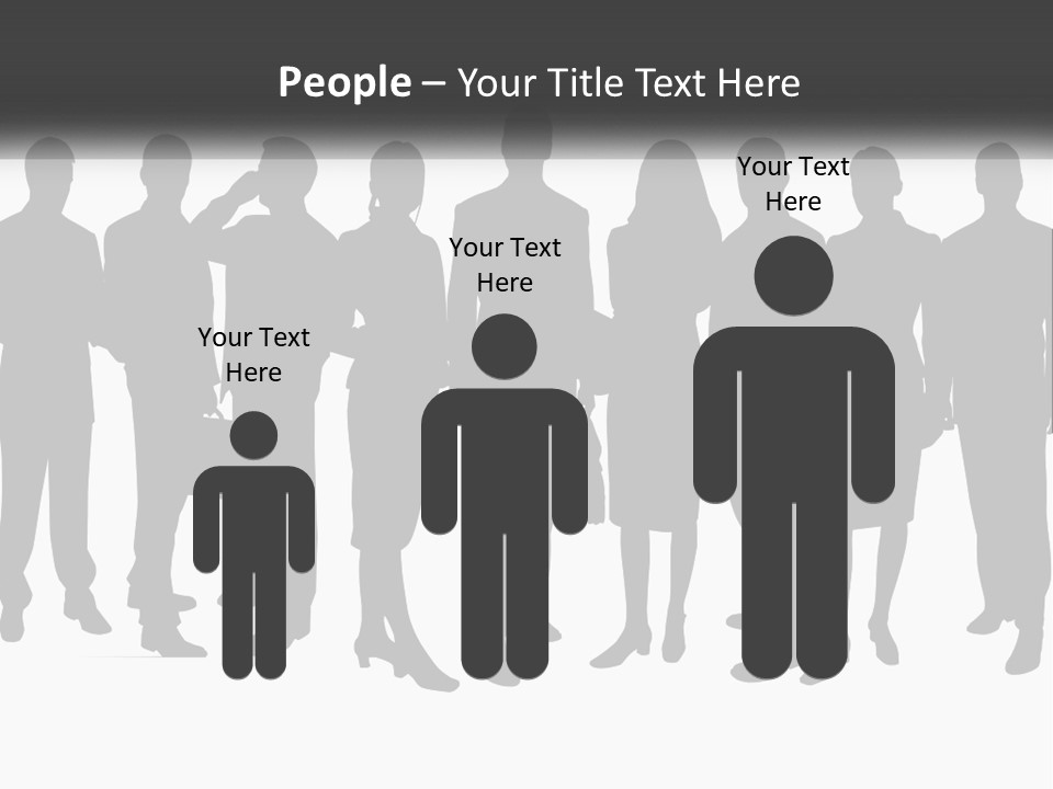 Graphic Earth Businesspeople PowerPoint Template