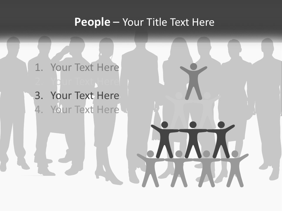 Graphic Earth Businesspeople PowerPoint Template