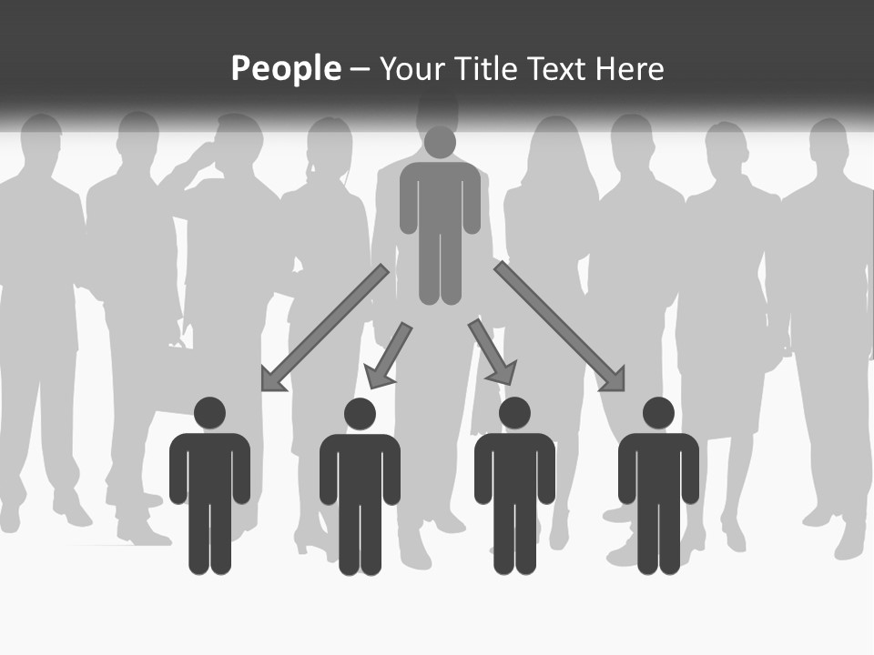 Graphic Earth Businesspeople PowerPoint Template