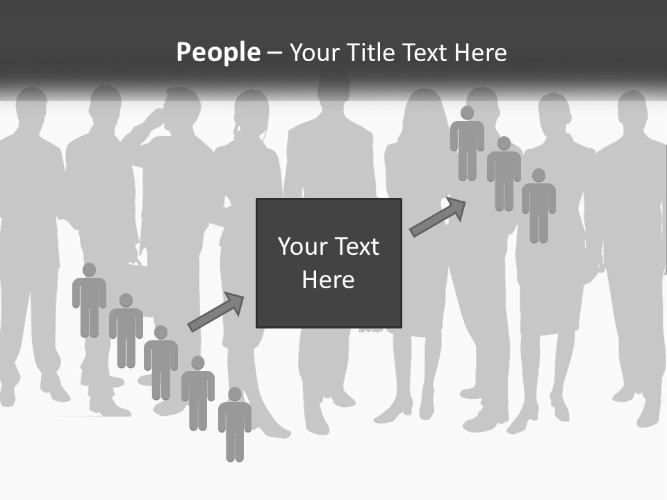 Graphic Earth Businesspeople PowerPoint Template