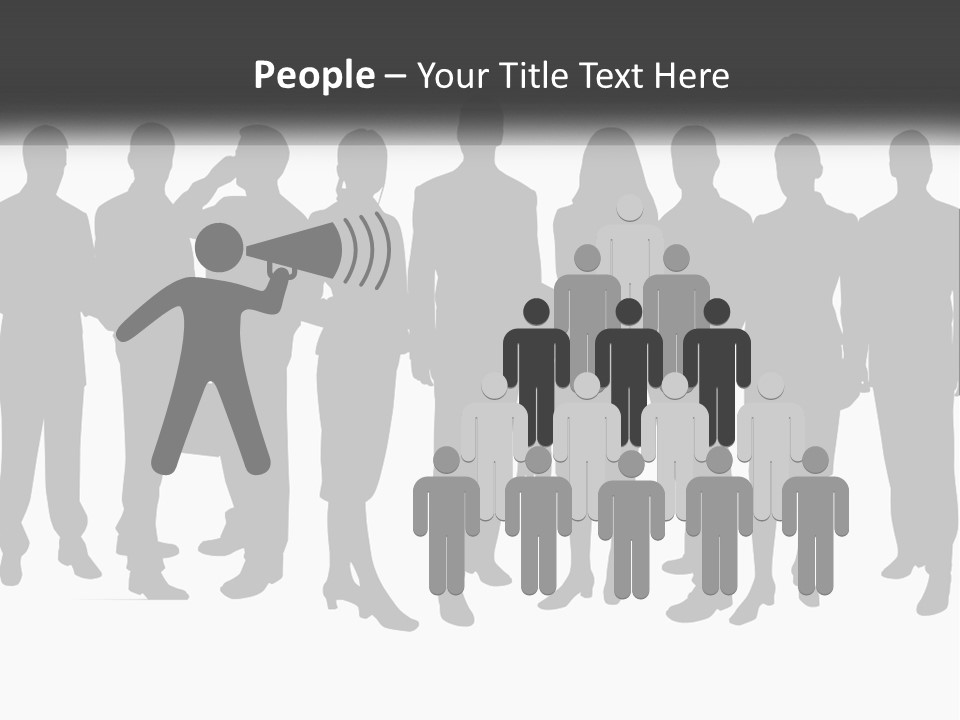 Graphic Earth Businesspeople PowerPoint Template