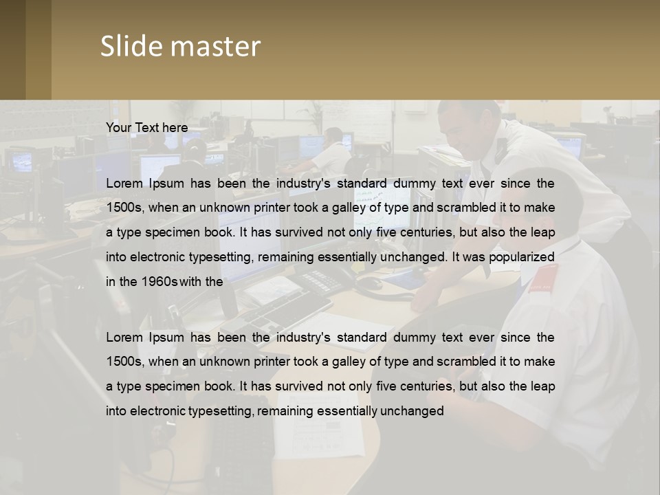 Cctv Keyboard Supervisor PowerPoint Template