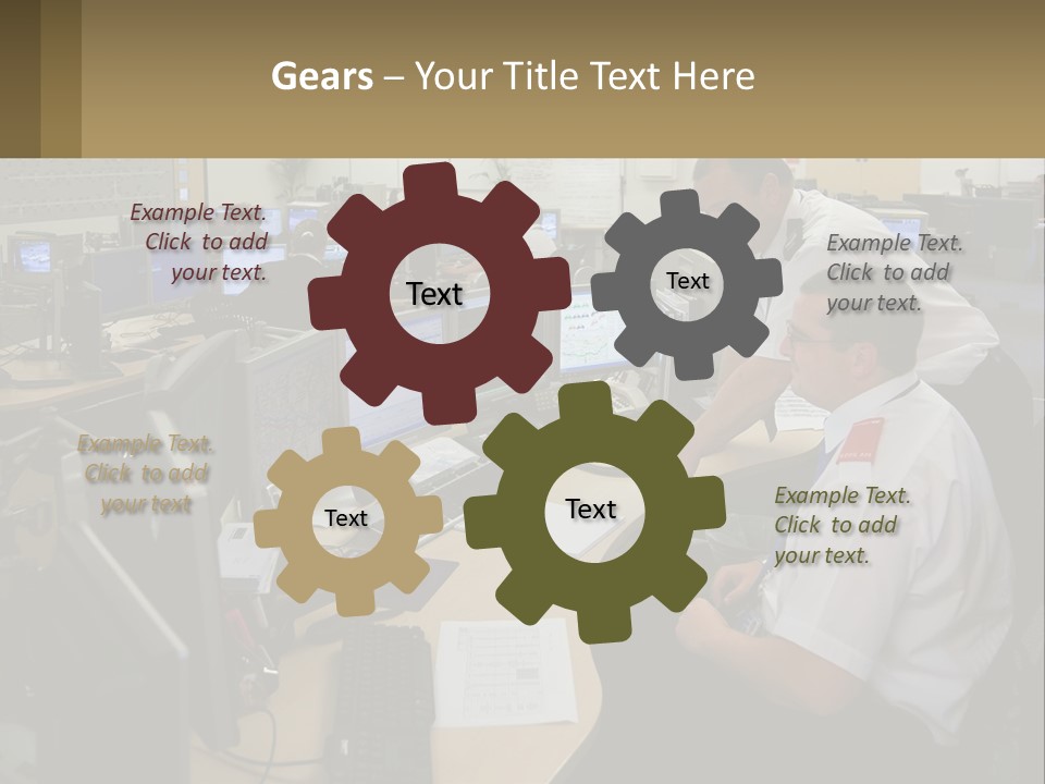 Cctv Keyboard Supervisor PowerPoint Template