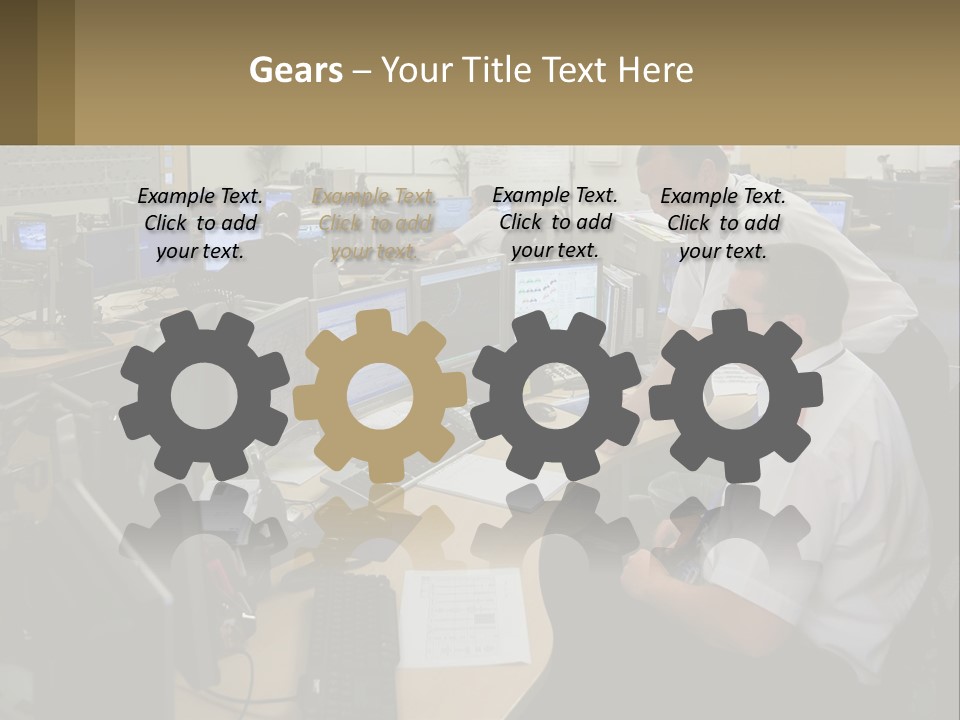 Cctv Keyboard Supervisor PowerPoint Template