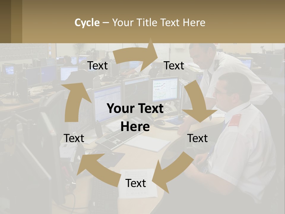 Cctv Keyboard Supervisor PowerPoint Template
