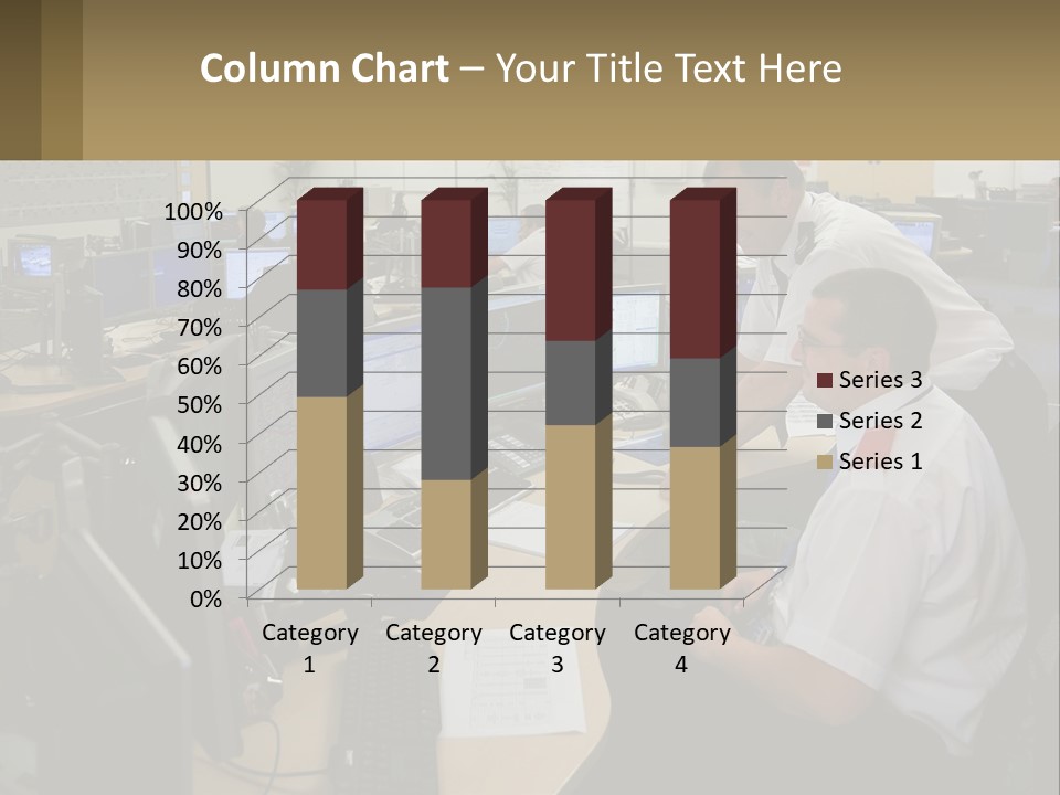 Cctv Keyboard Supervisor PowerPoint Template