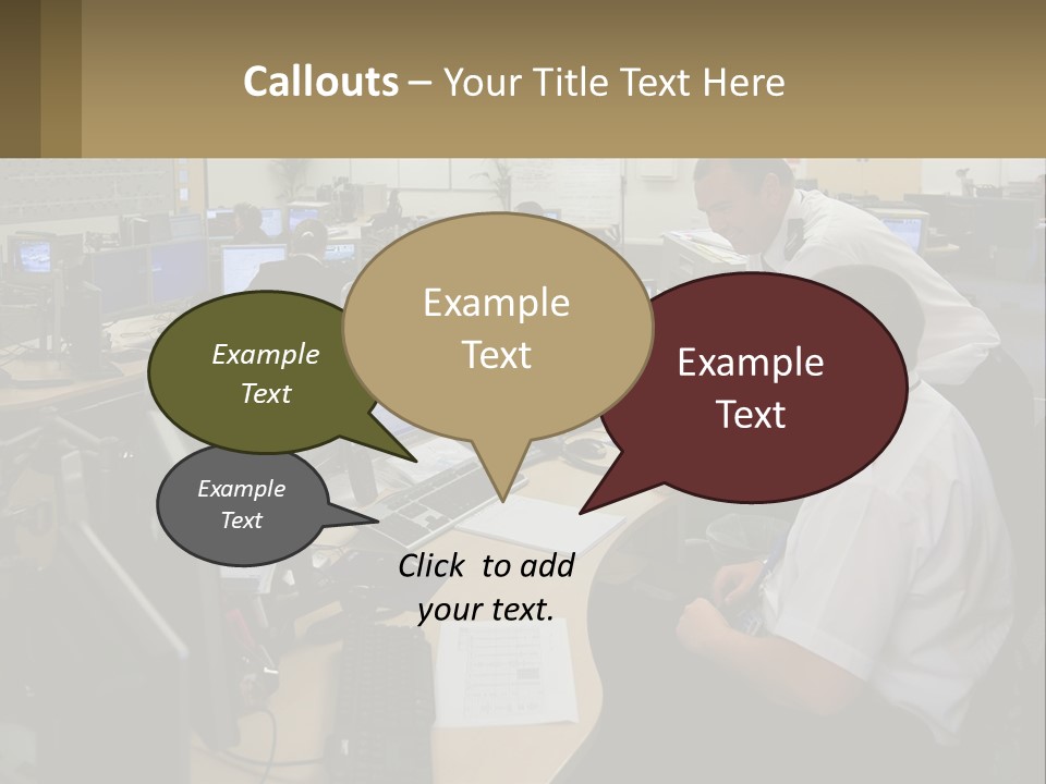 Cctv Keyboard Supervisor PowerPoint Template