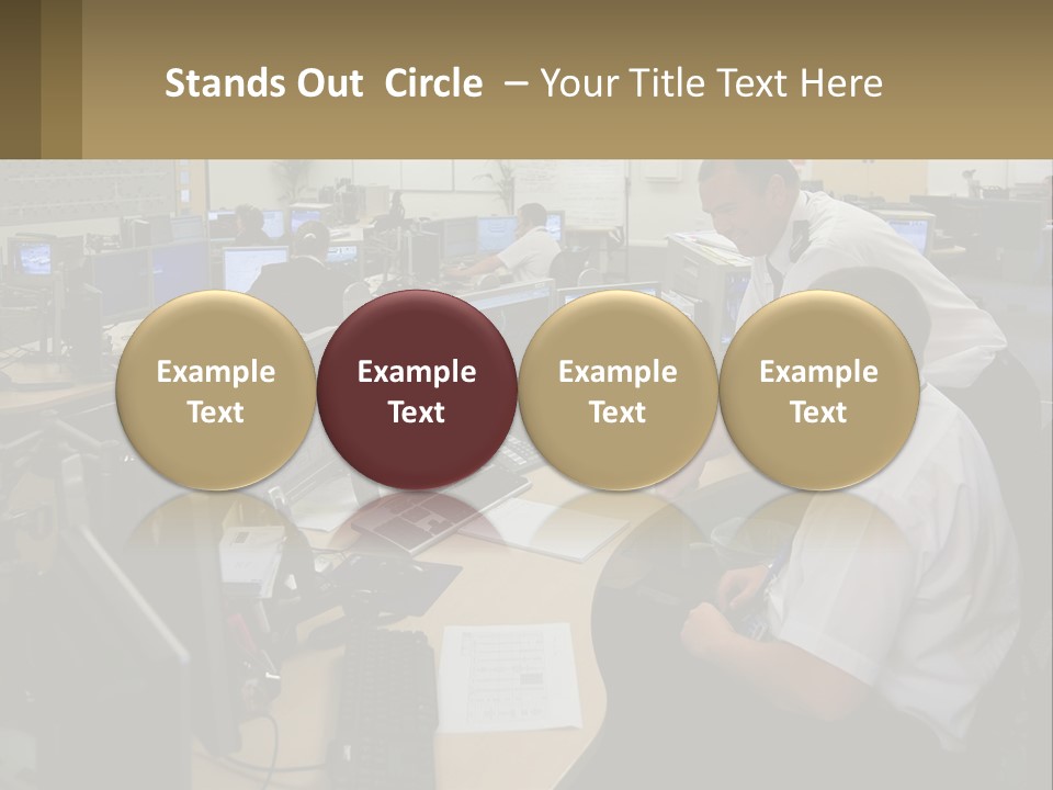 Cctv Keyboard Supervisor PowerPoint Template