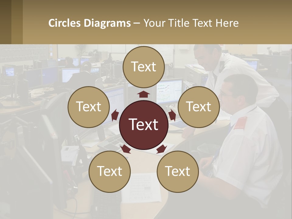 Cctv Keyboard Supervisor PowerPoint Template