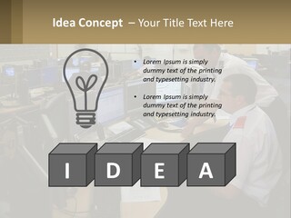 Cctv Keyboard Supervisor PowerPoint Template