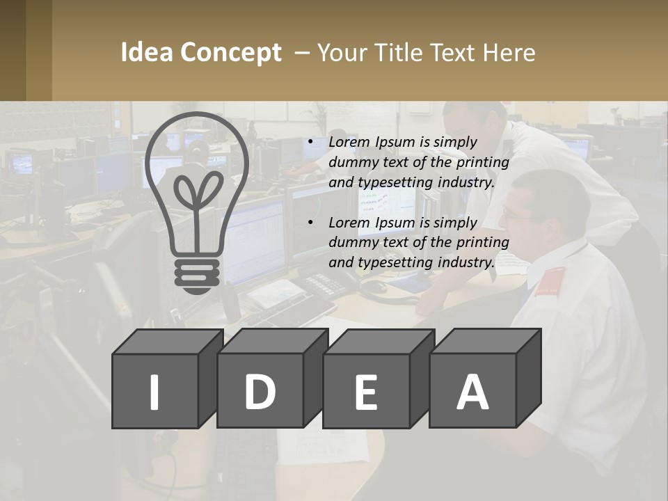 Cctv Keyboard Supervisor PowerPoint Template