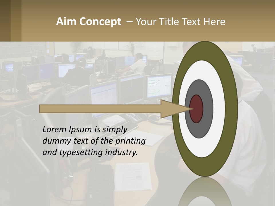 Cctv Keyboard Supervisor PowerPoint Template