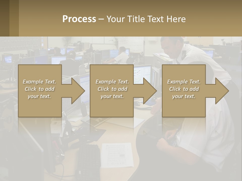 Cctv Keyboard Supervisor PowerPoint Template