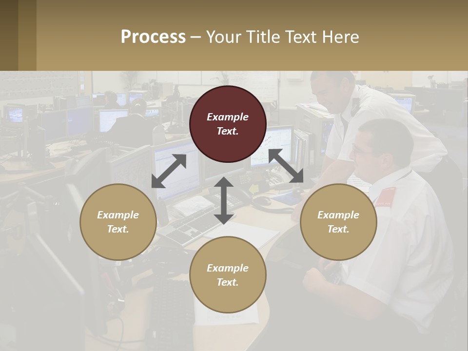 Cctv Keyboard Supervisor PowerPoint Template