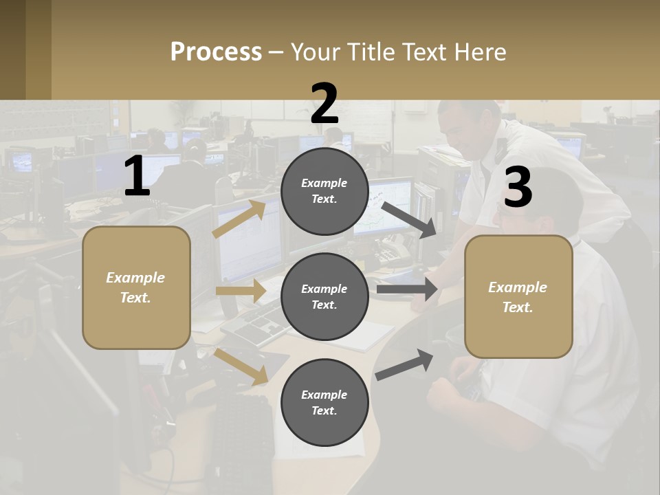 Cctv Keyboard Supervisor PowerPoint Template