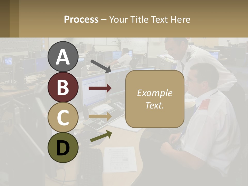 Cctv Keyboard Supervisor PowerPoint Template