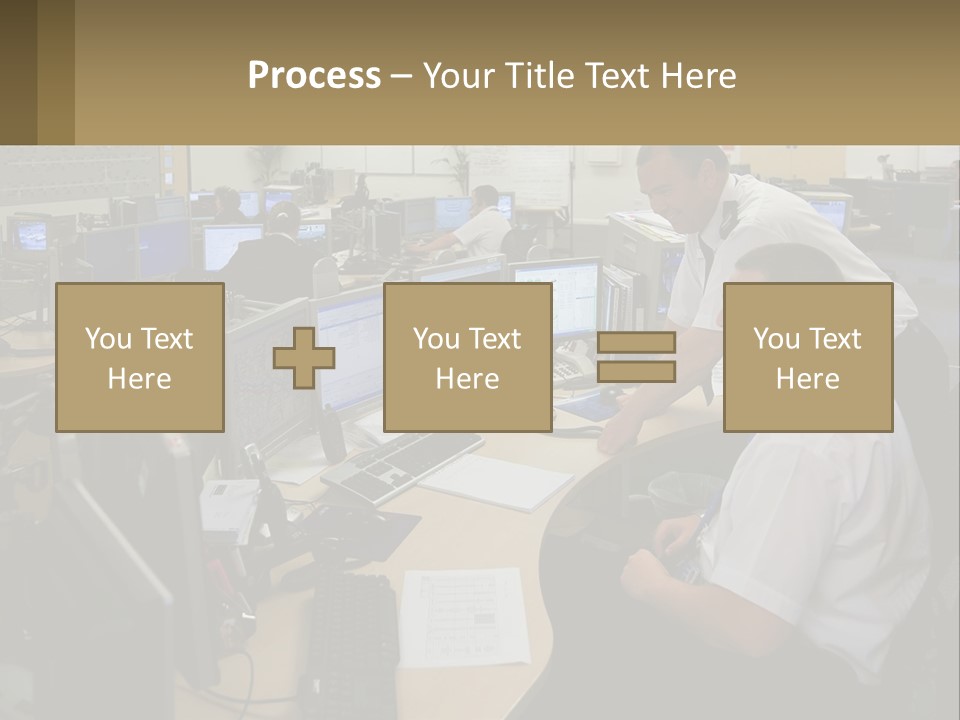 Cctv Keyboard Supervisor PowerPoint Template