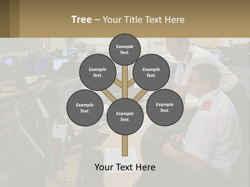 Cctv Keyboard Supervisor PowerPoint Template