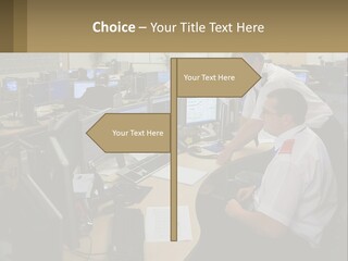 Cctv Keyboard Supervisor PowerPoint Template